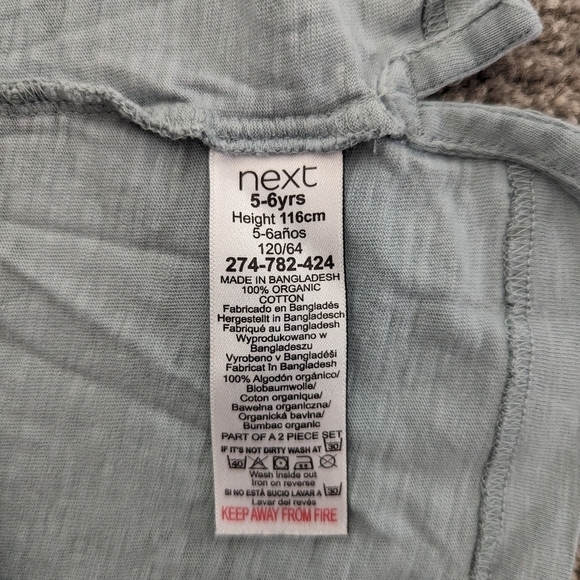 NEXT Tshirt alligator print cotton 5T 6T - Picture 5 of 6